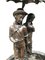 Antikes Paar mit Schirmbrunnen aus Bronze 12