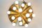 Mid-Century Modern Fifteen-Light Ceiling Lamp from Sölken, 1970s, Image 9