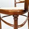 Austrian Straw and Wood Chairs from Thonet, 1900s, Set of 3 10