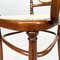 Austrian Straw and Wood Chairs from Thonet, 1900s, Set of 3, Image 10