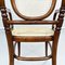 Austrian Straw and Wood Chairs from Thonet, 1900s, Set of 3, Image 14