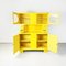 Italian Double Body Chest of Drawers in Bright Yellow Wood, 1960s 2