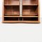 Italienisches modernes Zibaldone Bücherregal aus Holz & Glas von Carlo Scarpa für Bernini, 1974 15