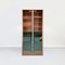 Italienisches modernes Zibaldone Bücherregal aus Holz & Glas von Carlo Scarpa für Bernini, 1974 3