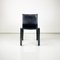 Italian Modern CAB-414 Chairs in Leather by Mario Bellini for Cassina, 1980s, Set of 6, Image 3