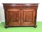 Softwood and Walnut Veneer Trumeau Buffet, 1890s 1