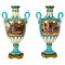 19th Century French Porcelain Urns, Set of 2, Image 1