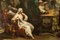Odoardo Vicinelli Letterfourie, Sacrificio a Minerva, siglo XVIII, óleo sobre lienzo, enmarcado, Imagen 6