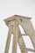 Antique Italian Beige Wood Ladder, 1920s, Image 3