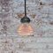 Vintage Industrial Glass Pendant Lamp from Holophane 6