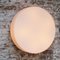 White Opaline Glass Wall Round Flush Mount from Bega Limburg 12