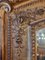 Espejo estilo Luis XVI grande de madera dorada, Imagen 6
