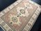 Vintage Brown Boho and Eclectic Oushak Rug 5