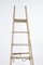 Large Antique Italian White Wood Ladder, 1920s, Image 9