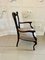 Antique Victorian Mahogany Carved Armchair, 1880s 4