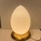 Lampade da tavolo a forma di uovo in vetro opalino, set di 2, Immagine 2