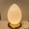 Lampes de Bureau Egg en Verre Opalin, Set de 2 2