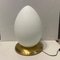 Opalglas Egg Tischlampen, 2er Set 5
