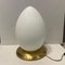 Opaline Glass Egg Table Lamps, Set of 2, Image 5