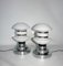 Vintage White Bedside Lamps, 1960s, Set of 2 2