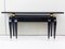 Art Deco Console in Black Lacquered Wood, 1930 4