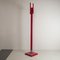 Red Lacquered Wooden Coat Stand with steel Inserts by Carlo De Carli for Fiarm, 1970s, Image 7