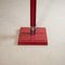 Red Lacquered Wooden Coat Stand with steel Inserts by Carlo De Carli for Fiarm, 1970s 6