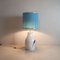 Enameled Ceramic and Brass Table Lamp, 1960s, Image 3