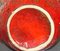 Jarrón de suelo Berinna 424-46 grande de cerámica roja de Scheurich, años 70, Imagen 7
