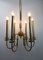 French Brass Chandelier, 1960s, Image 7