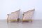 Venetian Golden Damask Carving Sofa and Armchairs, 1940s, Set of 3, Image 10