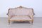 Venetian Golden Damask Carving Sofa and Armchairs, 1940s, Set of 3 5