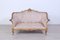 Venezianisches Carving Sofa und Sessel aus goldenem Damast, 1940er, 3er Set 5