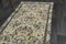 Vintage Turkish Beige Wool Oushak Runner Rug, 1960s, Image 8