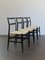 Superleggera Chairs by Gio Ponti for Cassina, 1950s, Set of 4 3