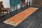 Vintage Turkish Orange Oushak Runner Rug, 1960s, Image 2