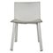 White Leather Ribot Dining Chair from Poltrona Frau, Italy, 1980s 2