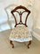 Antique Victorian Walnut Dining Chairs, 1860s, Set of 4 4