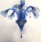 Blue Chandelier attributed to Venini, 1930, Image 3