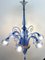 Blue Chandelier attributed to Venini, 1930 5