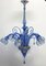 Blue Chandelier attributed to Venini, 1930, Image 1