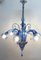 Blue Chandelier attributed to Venini, 1930 2