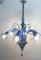 Blue Chandelier attributed to Venini, 1930, Image 2