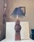 Lámpara de mesa Totem escultural de gres de Bernard Rooke, años 60, Imagen 1