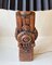 Lámpara de mesa Totem escultural de gres de Bernard Rooke, años 60, Imagen 7