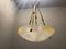 Lámpara colgante grande de cristal de Murano, años 70, Imagen 1
