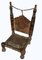 Low Cedar Chair, Nuristan, Afghanistan, 1890s 4