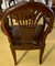 Chairs in Mahogany and Leather, Set of 4, Image 11