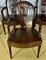 Chairs in Mahogany and Leather, Set of 4 5