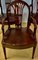 Chairs in Mahogany and Leather, Set of 4 7